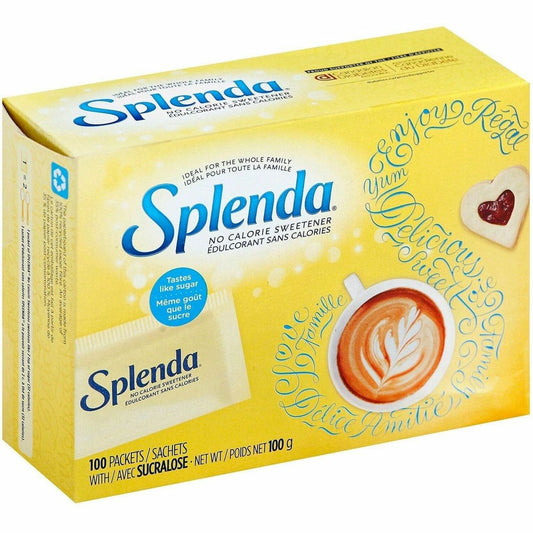 Splenda Zero Calorie Sweetener Packets, 100/Box