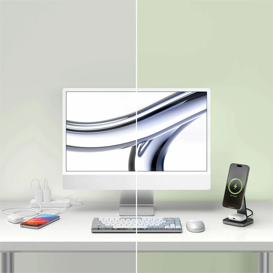 Satechi 2-in-1 Foldable Qi2 Wireless Charging Stand - ST-Q21FM