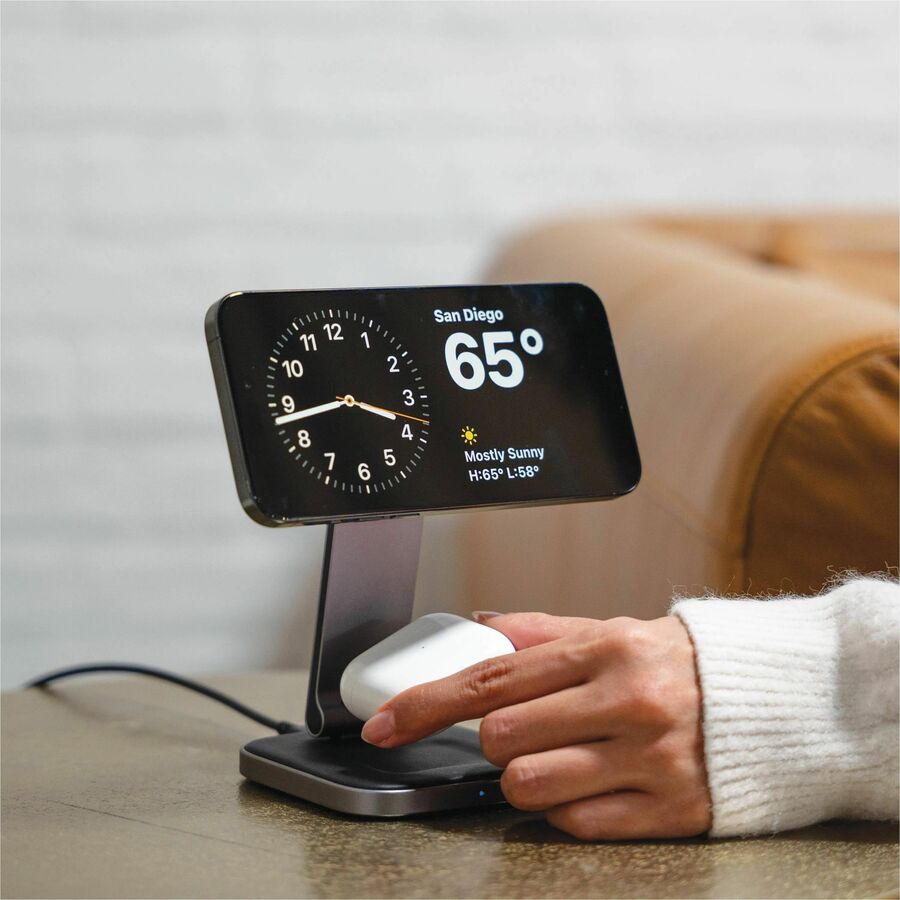 Satechi 2-in-1 Foldable Qi2 Wireless Charging Stand - ST-Q21FM