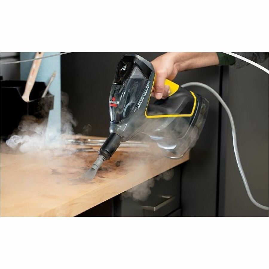 BISSELL PowerSteamer Heavy Duty 3-in-1 Steam Mop and Handheld Cleaner Grey and Yellow - 2685B