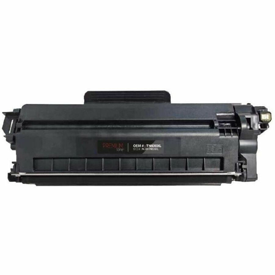 Premium Tone Laser Toner Cartridge Brother TN830XL - Black - 1 Each - NCBRTN830XL