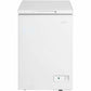 Danby 3.5 cu. ft. Square Model Chest Freezer DOE in White