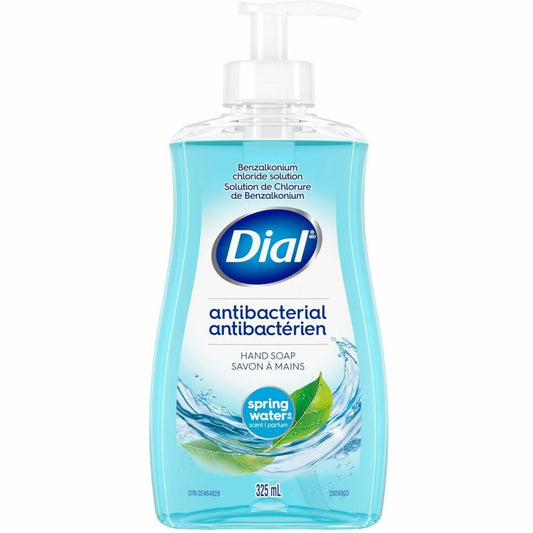 Dial Antibacterial Hydrating Liquid Hand Soap, Spring Water, 325 mL