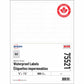 Rectangle Waterproof Labels with Sure Feed™ Technology TrueBlock&reg; 2/3" x 1-3/4" , Permanent Adhesive, for Laser Printers