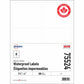 Avery Rectangle Waterproof Labels with Sure Feed™ Technology TrueBlock&reg; 3-1/3" x 4" , Permanent Adhesive, for Laser Printers