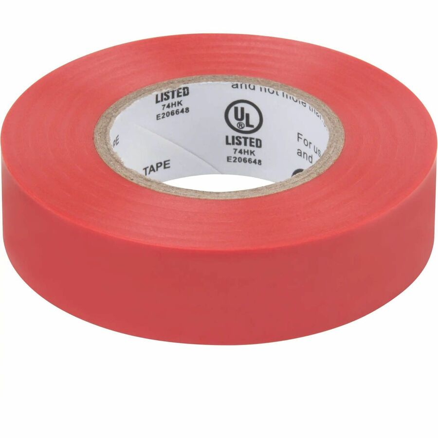 Aurora Tools Electrical Tape, 19 mm (3/4") x 18 M (60'), Red, 7 mils - XH383