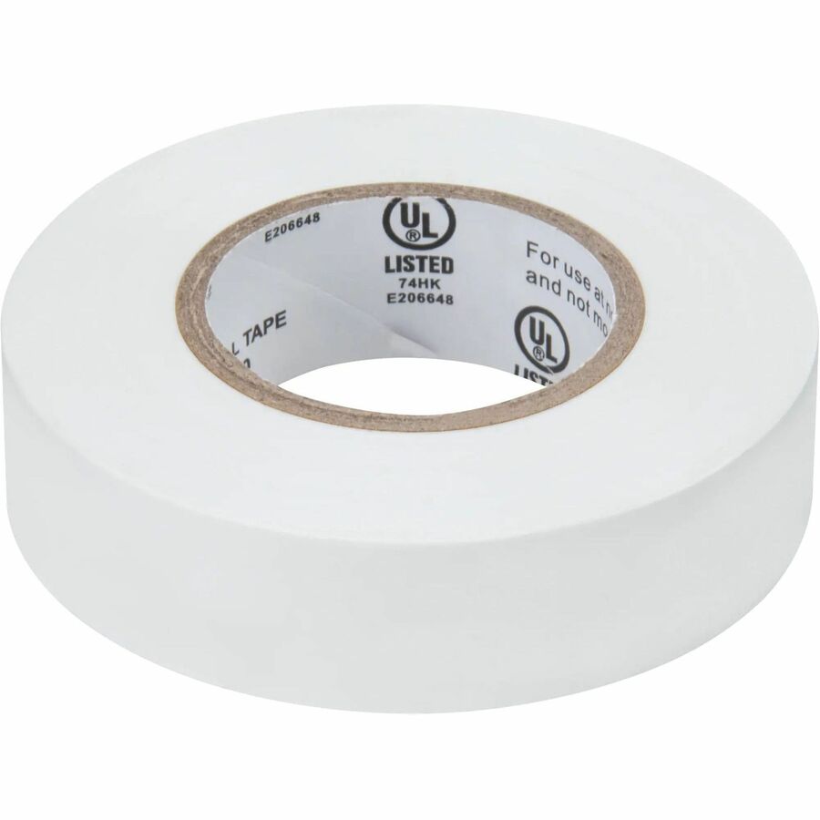 Aurora Tools Electrical Tape, 19 mm (3/4") x 18 M (60'), White, 7 mils - XH386