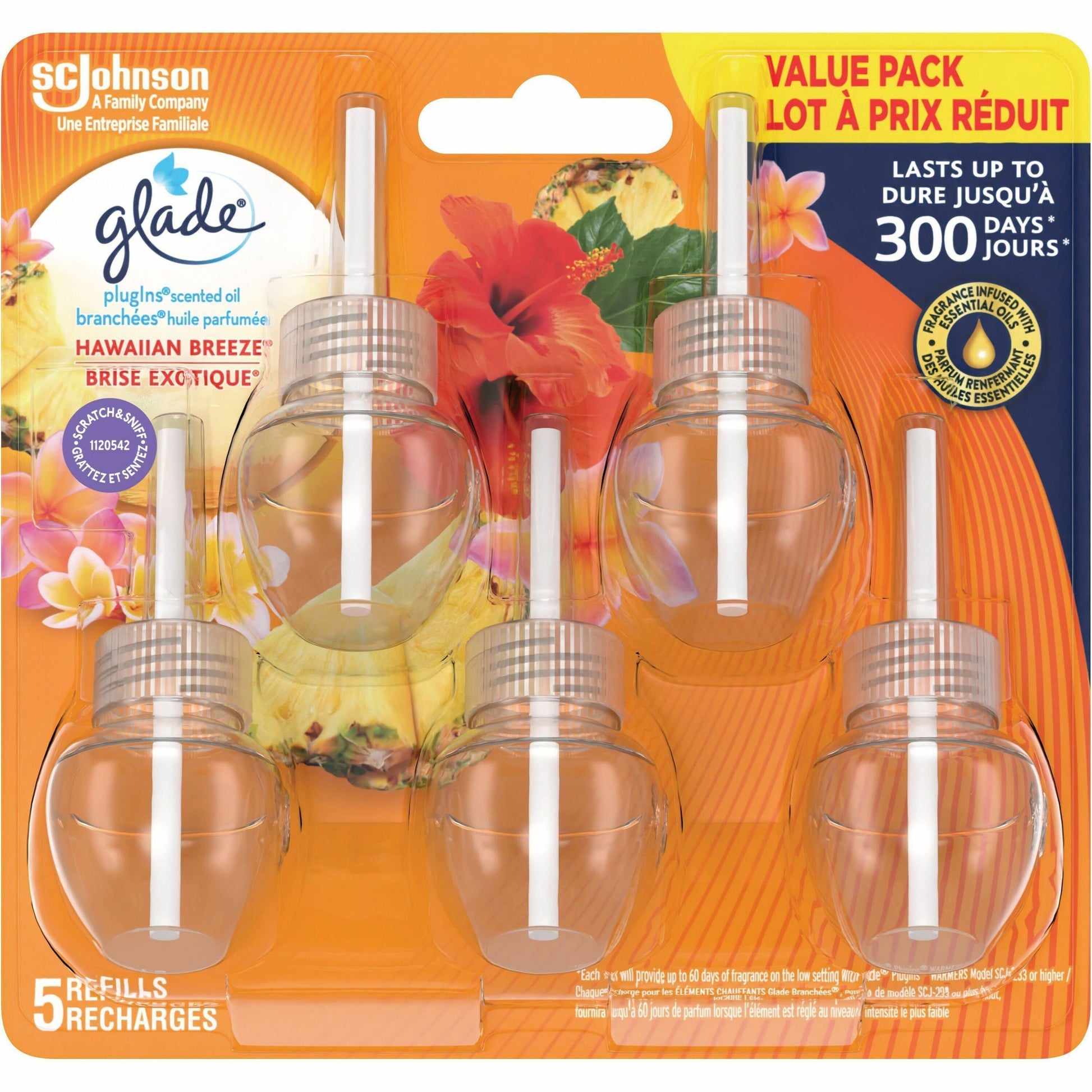 Glade PlugIns Scented Oil Refill Hawaiian Breeze