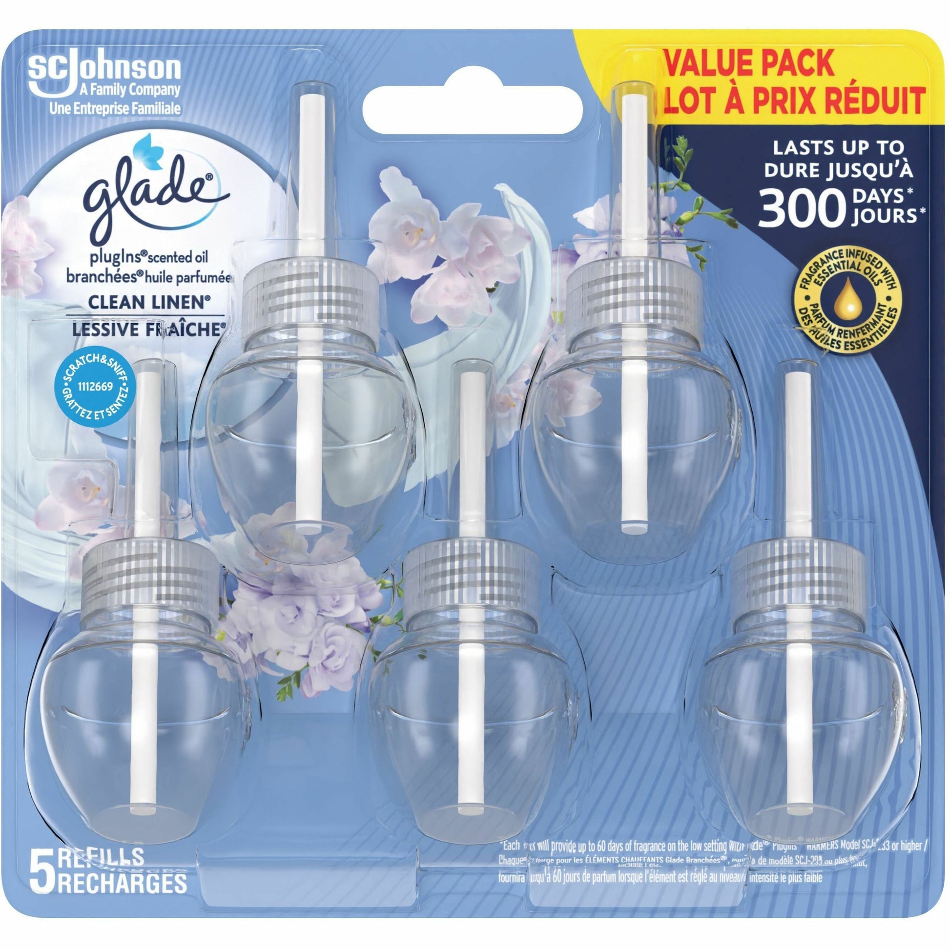 Glade PlugIns Scented Oil Refill Clean Linen