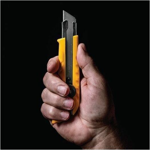Olfa Classic Heavy Duty Ratchet-Lock Utility Knife, 4-Pack - 1130184