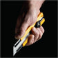Olfa Classic Extra Heavy-Duty Ratchet-Lock Utility Knife with Anti-Slip Grip, 3-Pack - 1150253