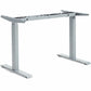 Newland 60" x 30" Height Adjustable Table, 3-Stage, Absolute Acajou/Tungsten - NL60303QHT ACJ TUN