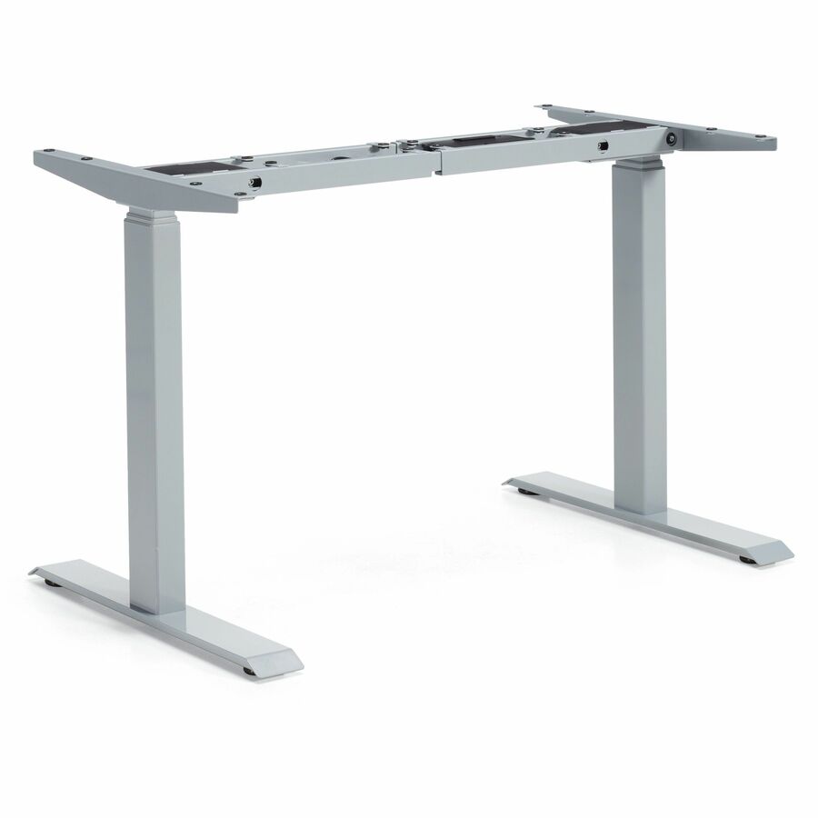 Newland 60" x 30" Height Adjustable Table, 3-Stage, Noce Grigio/Tungsten - NL60303QHT NGL TUN
