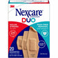 Nexcare Duo Bandages DSA-20-CA, Assorted Sizes, 20/pack - DSA-20-CA