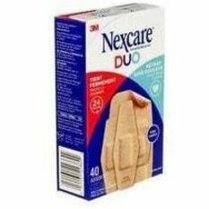 Nexcare Duo Bandages DSA-40-CA, Assorted Sizes, 40/pack - DSA-40-CA