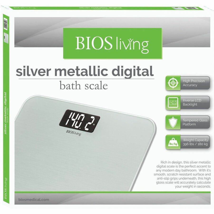 BIOS Living Silver Metallic Digital Scale - SC429