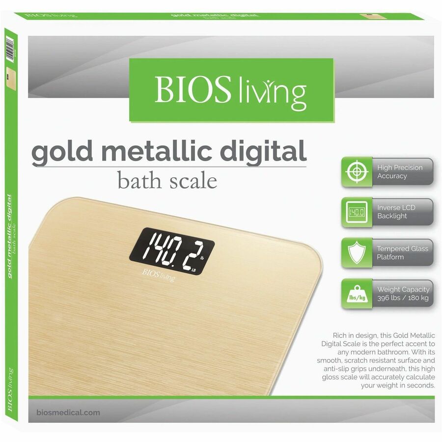 BIOS Living Gold Metallic Digital Scale - SC428