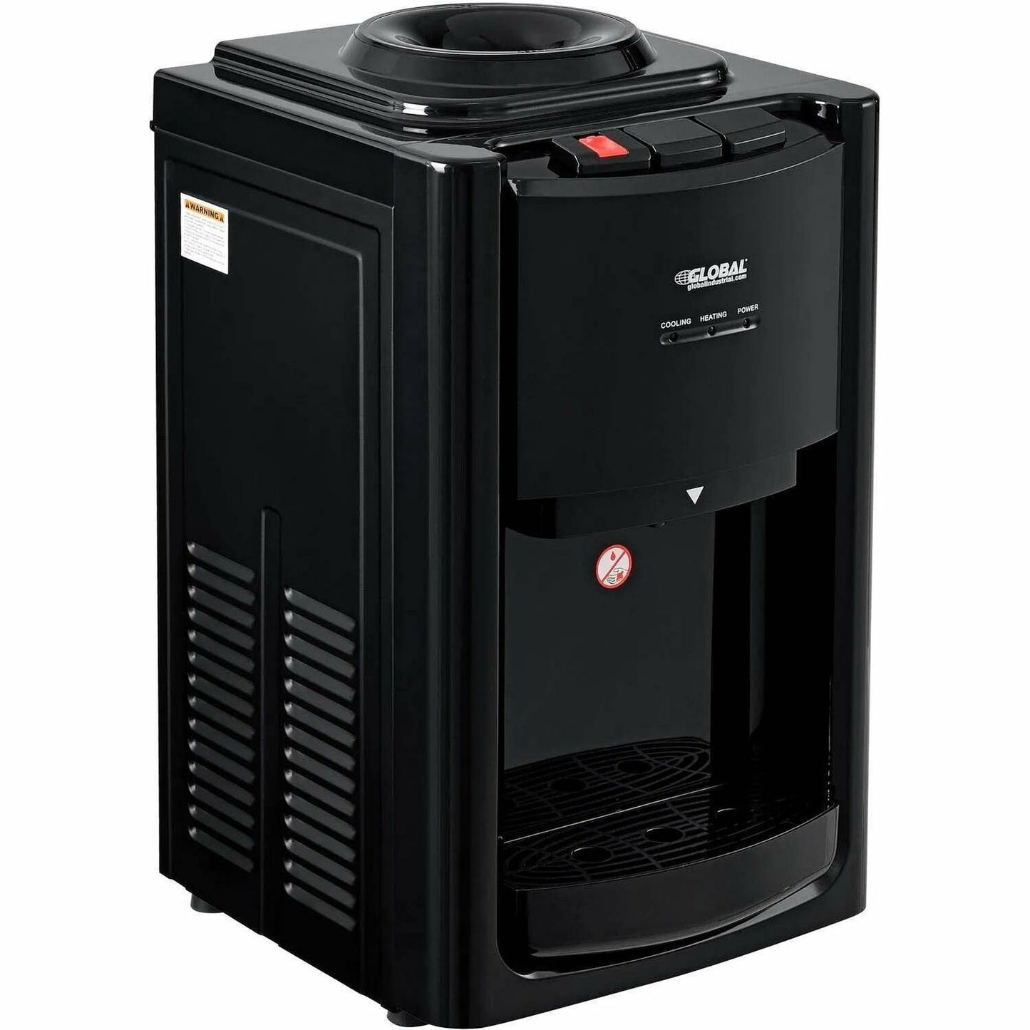 Global Tri-Temp Countertop Water Dispenser, Black