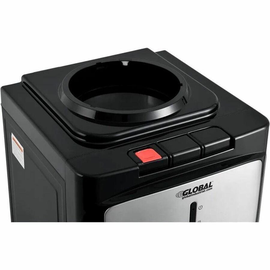 Global Industrial Tri-Temp Top Load Water Dispenser Black - WB670437