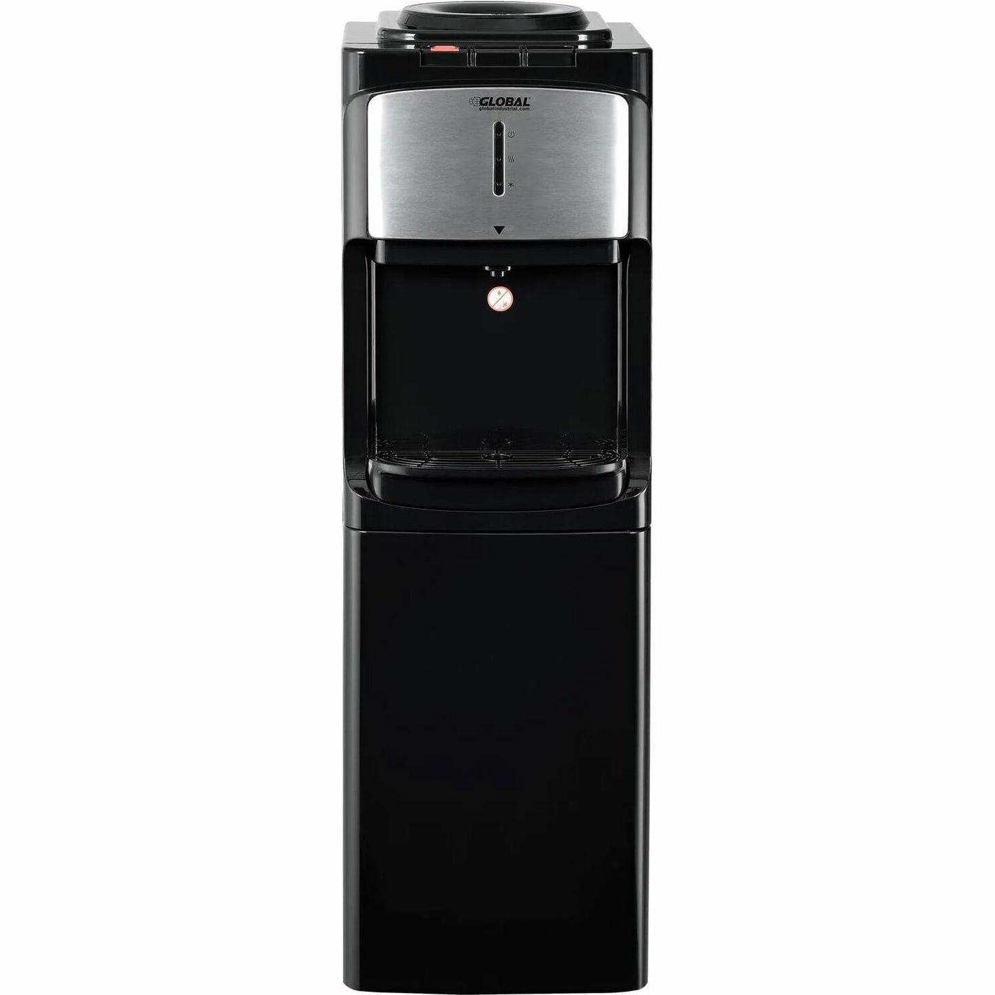 Global Industrial Tri-Temp Top Load Water Dispenser Black
