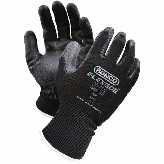 RONCO Nitrile Palm Coated Polyester Gloves