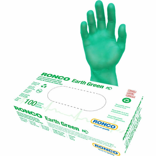 RONCO Earth Recycled PET Vinyl Examination Gloves