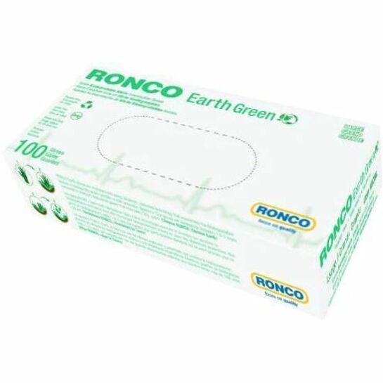 RONCO Earth (939) Green Nitrile Glove - 939S