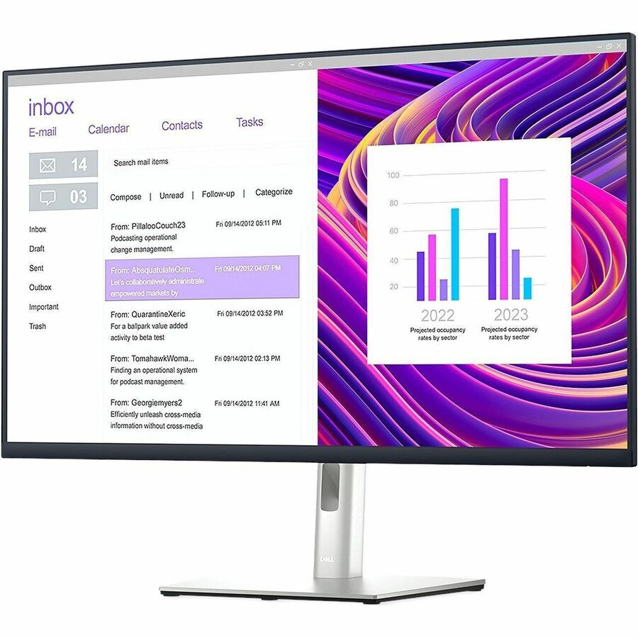Dell P3223DE 32" Class WQHD LED Monitor - 16:9 - Black - 6886925