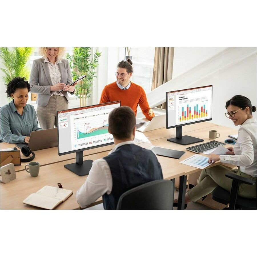 LG 24BA400-B 24" Class Full HD LED Monitor - 16:9 - 24BA400-B