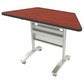 Heartwood Star Quality Tucana Series Trapezoid Henna Cherry Table Top, 48"W x 24"D x 1"H - TU-97T-4824-HC
