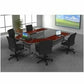 Heartwood Star Quality Tucana Series Trapezoid Henna Cherry Table Top, 48"W x 24"D x 1"H - TU-97T-4824-HC