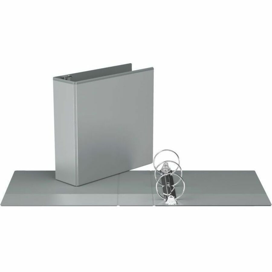 Davis Group Easyview Premium, Round Ring, Customizable, View Binder, 6 Pack (Grey, 3") - 8414-07-06