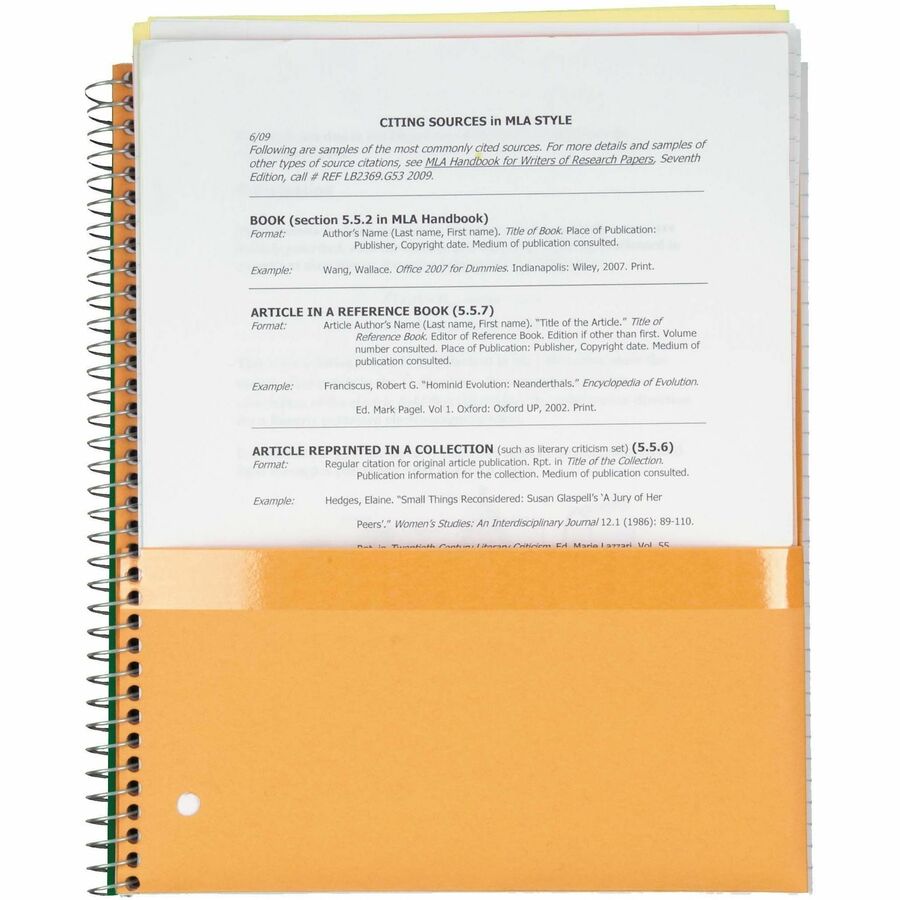 Five Star&reg; 2 Sub Ntbk, 11" x 10.35" - 06162