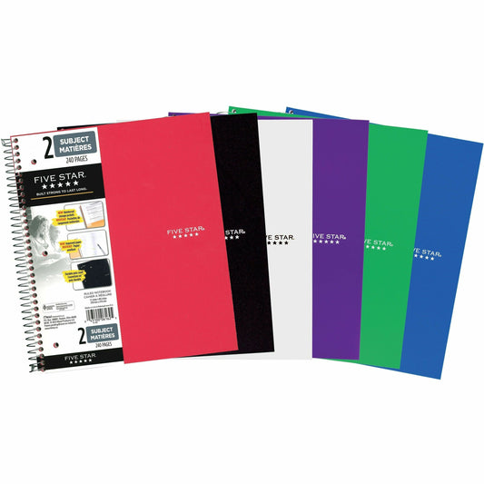 Five Star&reg; 2 Sub Ntbk, 11" x 10.35"