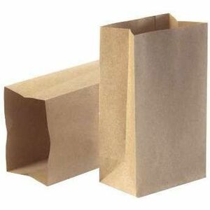 Sacs Frontenac SOS Kraft Brown Square Bottom Bag - KraftPak