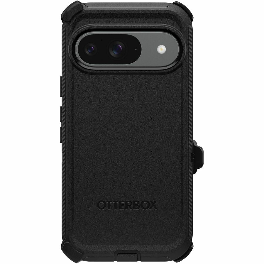 OtterBox Defender Rugged Carrying Case (Holster) Google Pixel 9 Pro, Pixel 9 Smartphone - Black - 77-95589