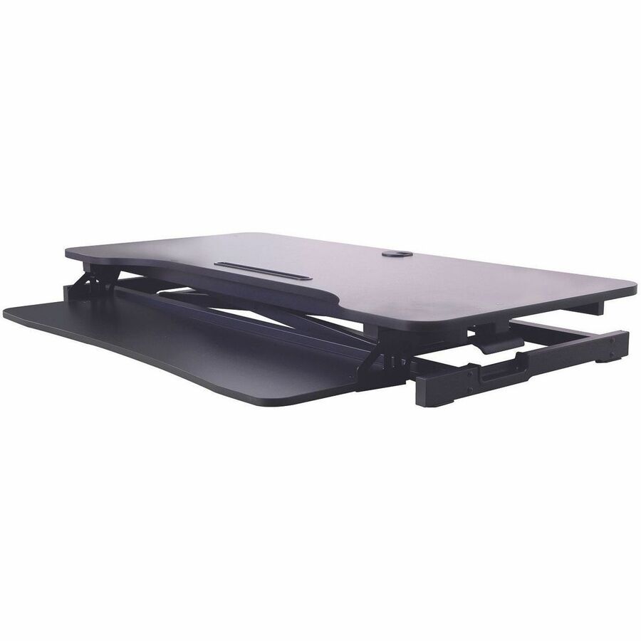 Rocelco 43" Sit-to-Stand Hi-Lift Adjustable Desk Riser - RVADRB43