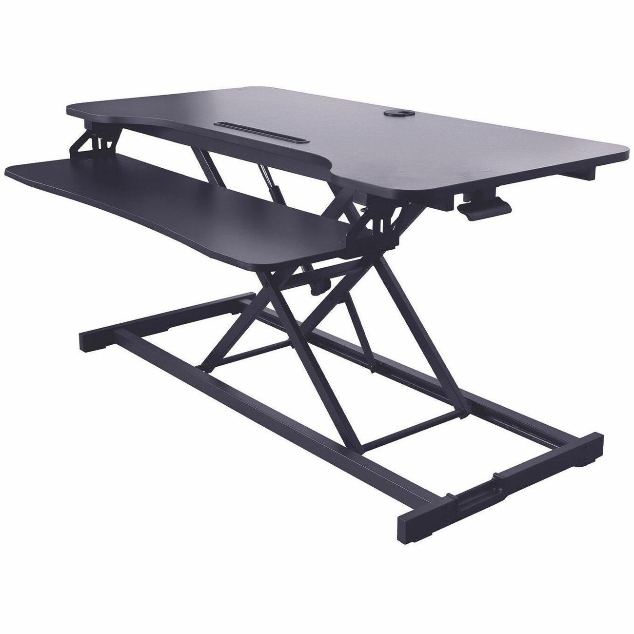 Rocelco 43" Sit-to-Stand Hi-Lift Adjustable Desk Riser
