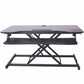Rocelco 43" Sit-to-Stand Hi-Lift Adjustable Desk Riser - RVADRB43