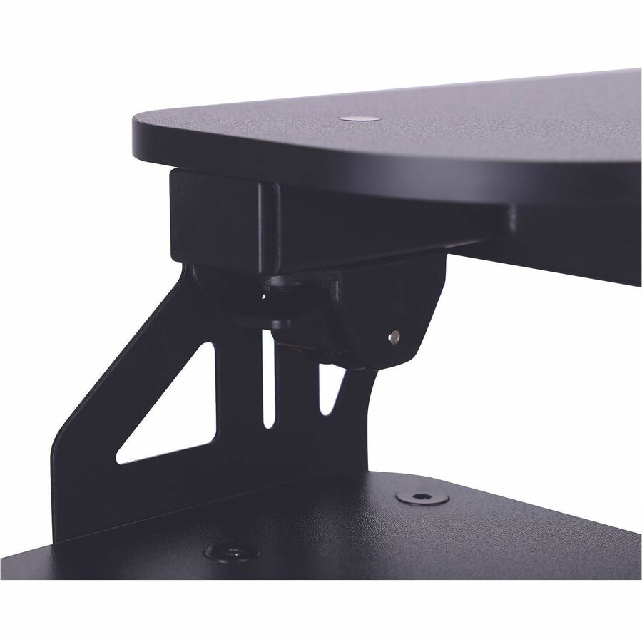 Rocelco 43" Sit-to-Stand Hi-Lift Adjustable Desk Riser - RVADRB43