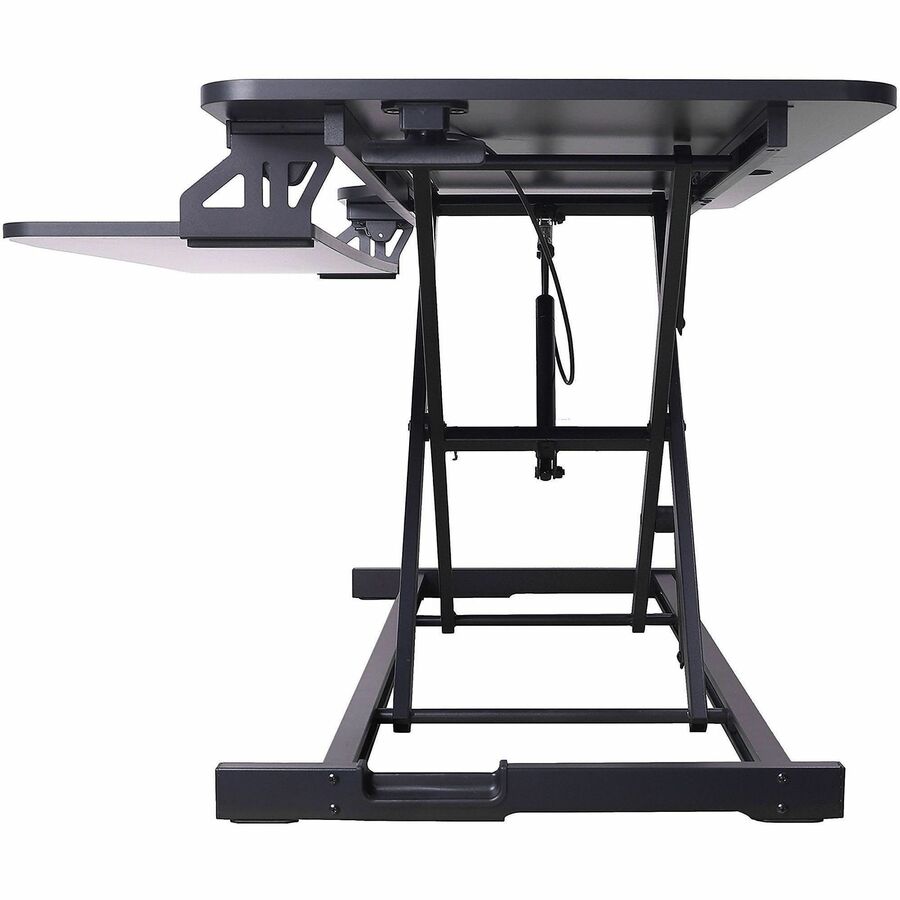 Rocelco 43" Sit-to-Stand Hi-Lift Adjustable Desk Riser - RVADRB43