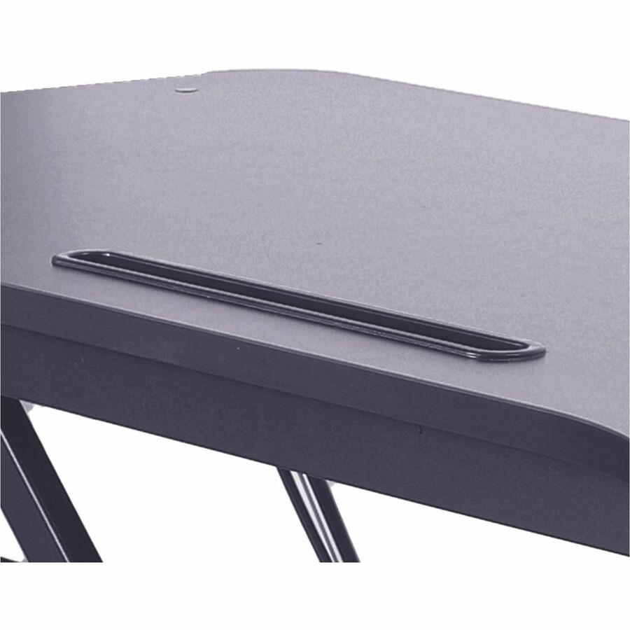 Rocelco 43" Sit-to-Stand Hi-Lift Adjustable Desk Riser - RVADRB43
