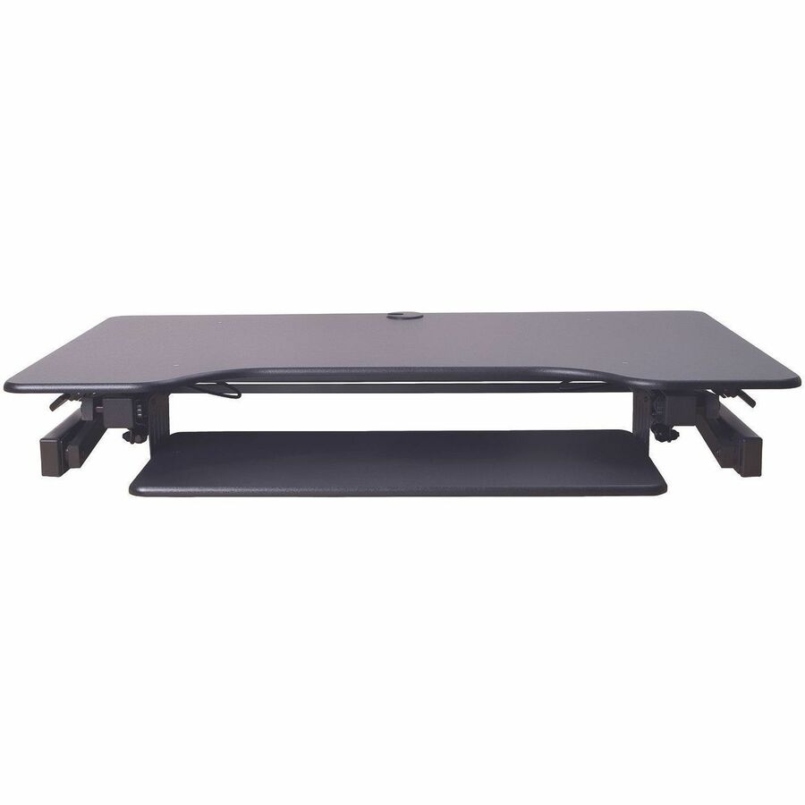 Rocelco 40" Adjustable Desk Riser with 4AC, 2USB, 1 USB-C Outlets - RDADRB-40-ACUSB