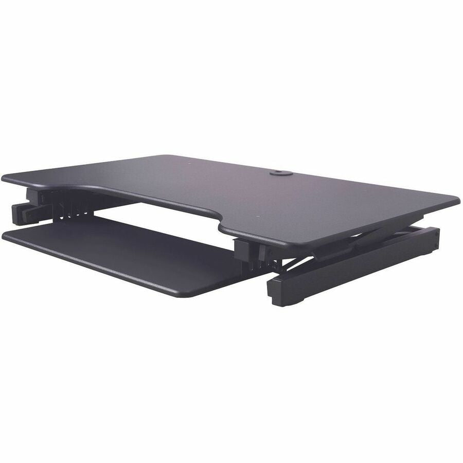 Rocelco 40" Adjustable Desk Riser with 4AC, 2USB, 1 USB-C Outlets - RDADRB-40-ACUSB