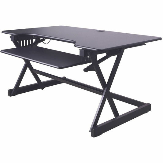Rocelco 40" Adjustable Desk Riser with 4AC, 2USB, 1 USB-C Outlets