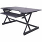 Rocelco 40" Adjustable Desk Riser with 4AC, 2USB, 1 USB-C Outlets