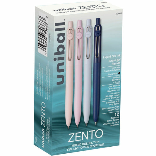 uniball&#8482; Zento Retractable Liquid Gel Pens