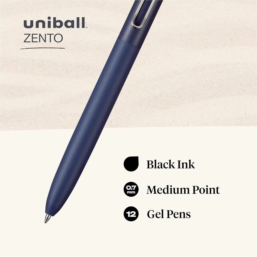 uniball&#8482; Zento Retractable Liquid Gel Pens - 70663