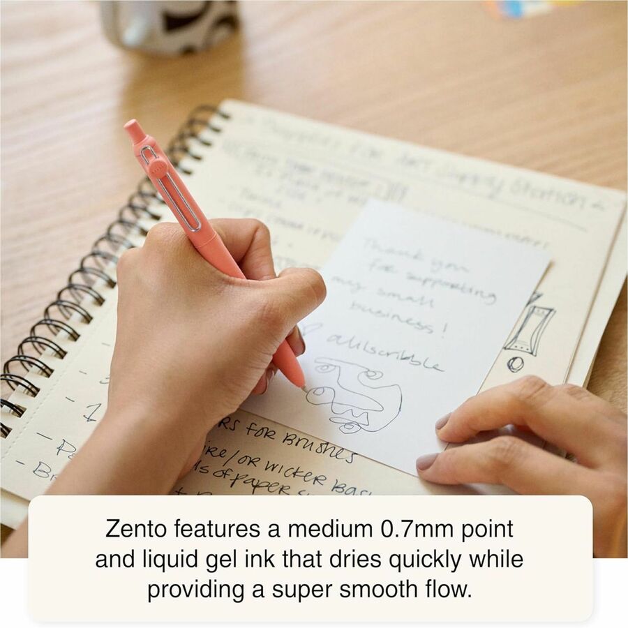 uniball&#8482; Zento Retractable Liquid Gel Pens - 70663