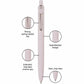 uniball™ Zento Retractable Liquid Gel Pens, Medium Point (0.7mm), Muted, Black, Dozen - 70663
